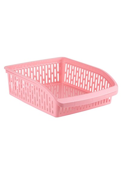 Dolap Ve Raf Düzenleyici Kompakt Cabinet And Shelf Organizer Compact Pembe