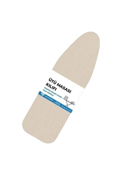 Ütü Masası Örtüsü Kılıfı 138x48cm Ayarlanabilir Ipli Kılıf Bezi Krem Çok Renkli