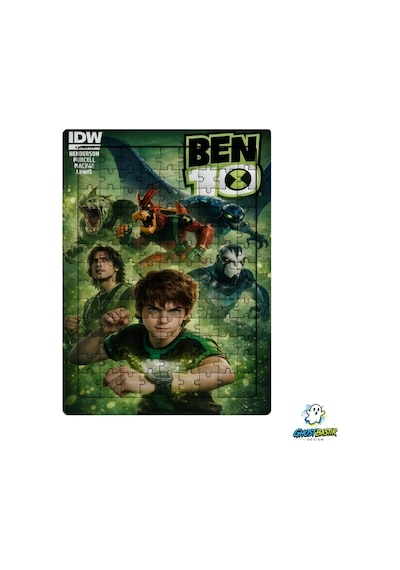 Ghostbastır Design Ben 10 99 Parça Ayaklı Puzzle Dekoratif Çocuk Yapbozu 0142