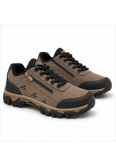 Wanderfull Trekking Kahve Erkek Outdoor Fermuarlı Ayakkabı 36-45 Kahverengi
