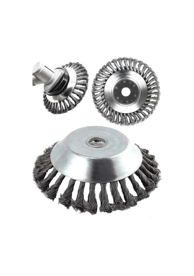 Metal Motorlu Tırpan Misinası İle Kaldırım Temizleme Aparatı