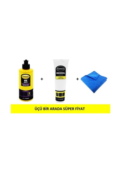 Farecla Univ.pasta 200gr&farecla G3 Waxcila 250ml&mikrofiber Bez