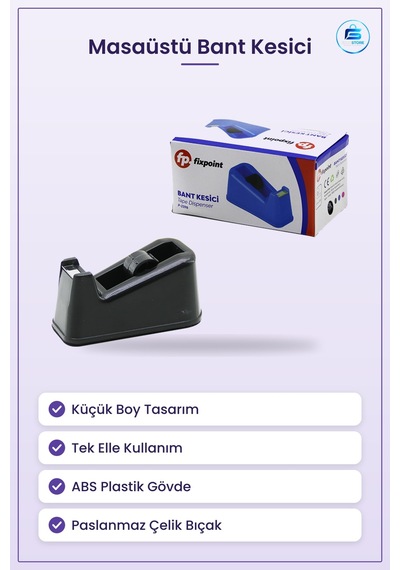 Masaüstü Bant Kesici Küçük Boy Para Bandı Makinesi Ofis Kırtasiye 1 Adet
