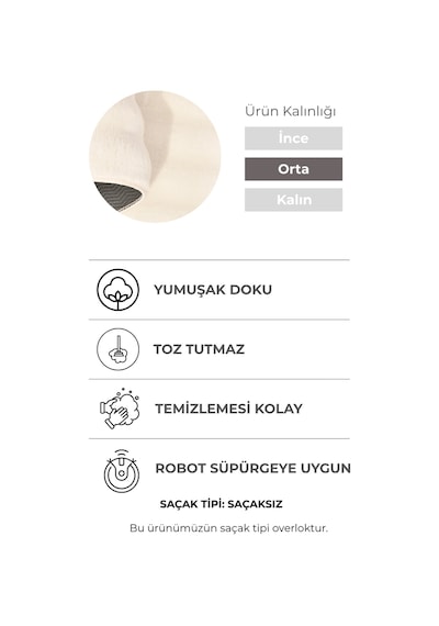 Yuvarlak Puffy Bubble Yumuşak Peluş Halı , Kaymaz, Yıkanabilir, Antre, Hol, Mutfak Halısı Krem