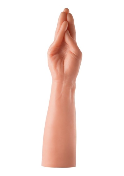 35 Cm Dev Boy Ekstra Kalın Realistik El Tasarımlı Dildo Ten Rengi Çok Renkli