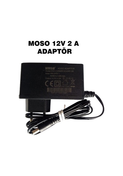 MOSO 12V 2A Switch Mode Adaptör  2 Amper Modem adaptörü