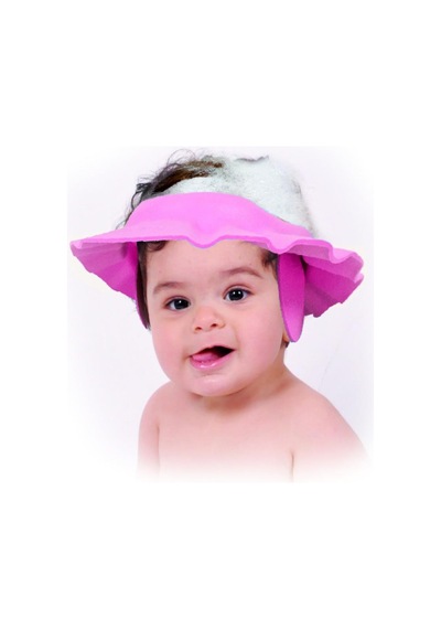 Sevi Bebe Bebek Banyo Şapkası Art-111 Pembe