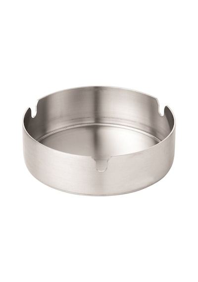 Küllük Metal Küllük Paslanmaz Çelik Cafe Kafe Çay Bahçesi Kül Tablası 8 Cm 1 Adet Metal Bej Yuvarlak