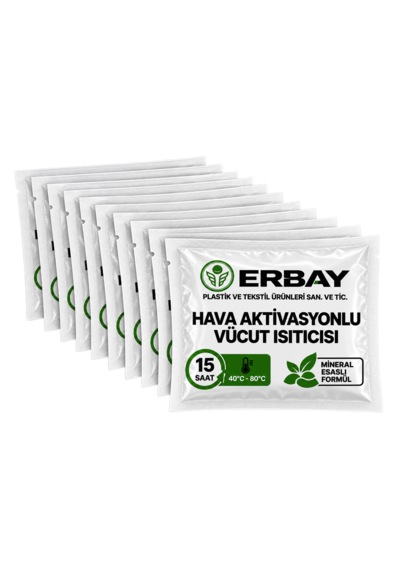 10 Adet Isınmatik Cep Sobası Vücut El Ayak Bel Isıtıcı Isıtıcı Ped 15 Saat Hava Aktivasyonlu 40-80 C Kamp Outdoor Kış Sporları Seyahat Askeri Taktik Soğuk Hava Beyaz