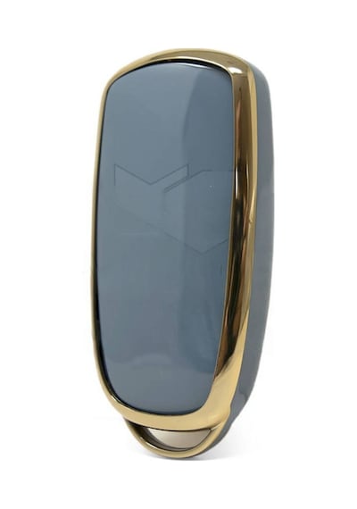 Gma Keys Lüx Chery Tiggo 8 Pro Omoda 5 Tiggo 7 Avantgarde Jaaeco Nano Anahtar Kılıfı Gri Gold Renk