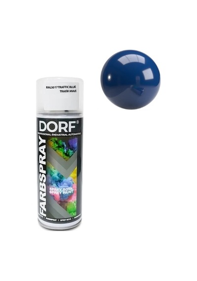 Dorf Trafik Mavi Sprey Boya Vernikli Akrilik Ral5017 400ml