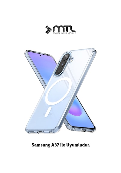 Samsung Galaxy A37 Şeffaf Magsafe Kılıf Mtl Safe
