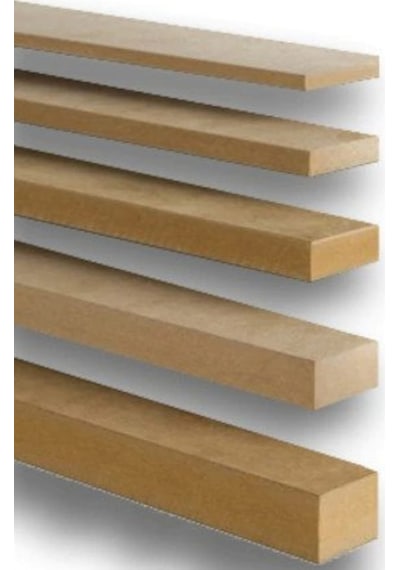 Iahşap Ham Mdf Ahşap Çıta, Duvar Çıtası, Kapak Çıtası , Mdf Çıta