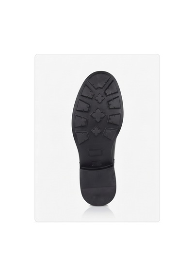 Crc Ayakkabı Siyah Hakiki Deri Erkek Klasik Bot Kışlık Loafer Ayakkabı