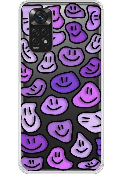 Xiaomi Redmi Note 11 Uyumlu Şeffaf Kılıf Wallpaper 6 Tasarımlı