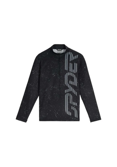 Spyder Spyder Podium 1/2 Zip Erkek İçlik Üst Sws Siyah