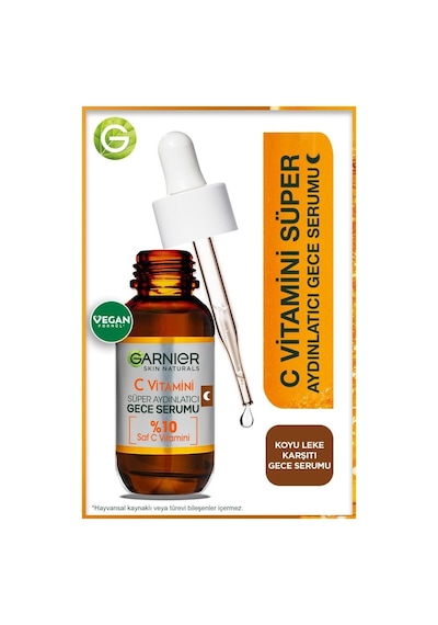 Garnier C Vitamini Süper Aydınlatıcı Gece Serumu 30 ML