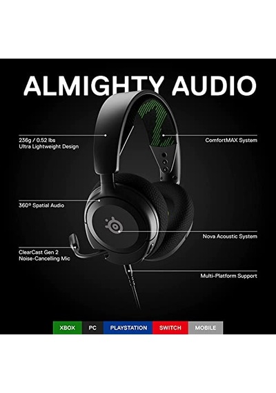 Steelseries Arctis Nova 1x Multi- Gaming Kulaklık Hi-fi Sürücü 360 Surround Ses Mem Sku: Smgstk901c8aea1a