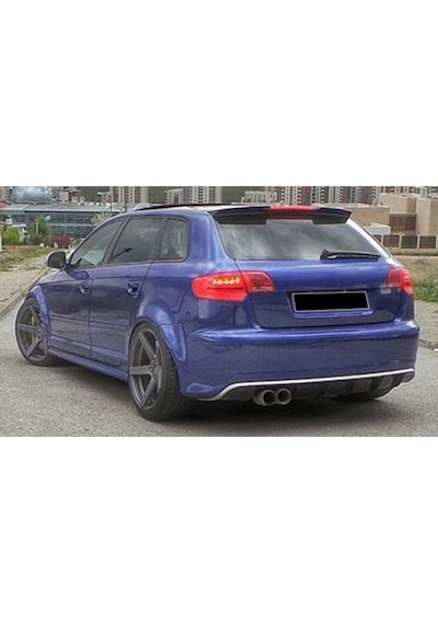 Audi A3 8P/Sb Hb Rs3 Spoiler Piona Black Spoyler 2003 - 2007