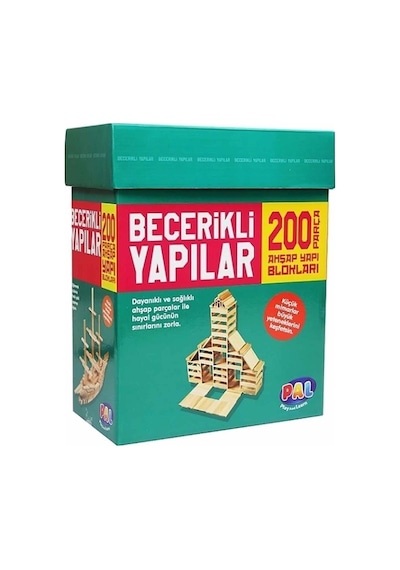Becerikli Yapılar 200lük Ahşap Yapı Blokları