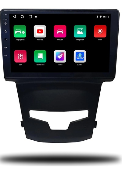 Avaydel Ssangyong Korando Android Carplay Multimedya 2014+ 8GB RAM + 128GB Hafıza + 4 Çekirdek