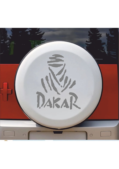 Dakar Sticker - 4x4 Off Road Adventure Sticker - Araba Oto Motosiklet Karavan Cam Sticker - 00074 30x24 Cm