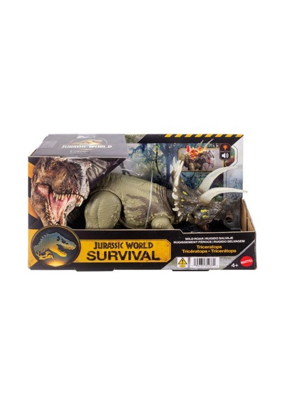 Jurassic World Kükreyen Dinozor Figürleri - Film Serisi Tricerato