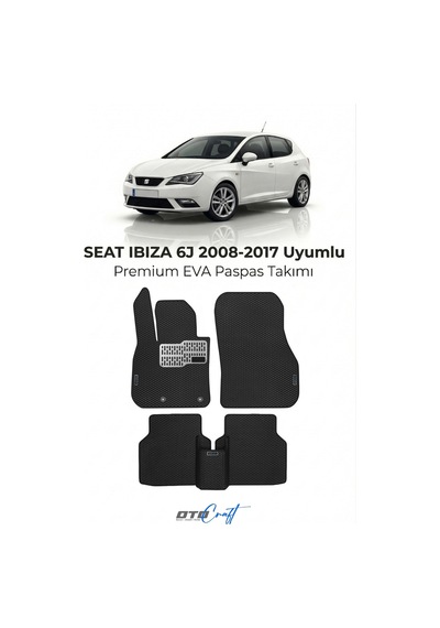 OtoCraft Seat Ibiza 6j 2008-2017 Araca Özel 3d Havuzlu Eva Paspas Tam Set 5 Parça