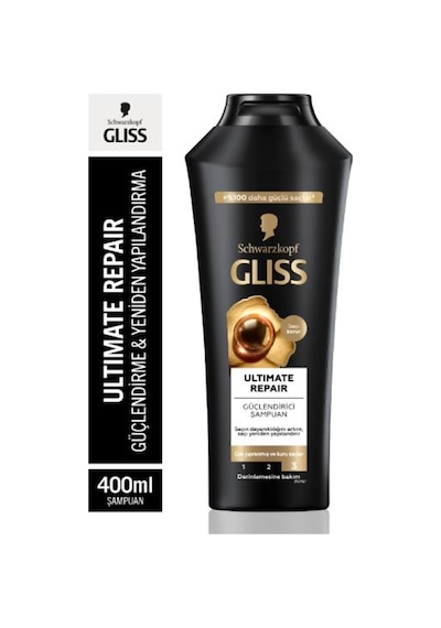 Gliss Ultimate Repair Şampuan 400 ML + Saç Kremi 360 ML