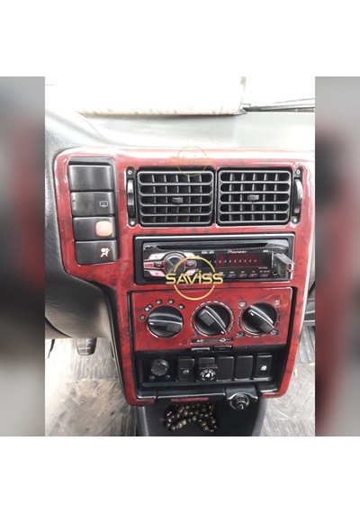 Volkswagen Polo Klasik uygun Gül Desenli Maun Full Set,Torpido Konsol Maun Kaplama(Gül desenli Maun)