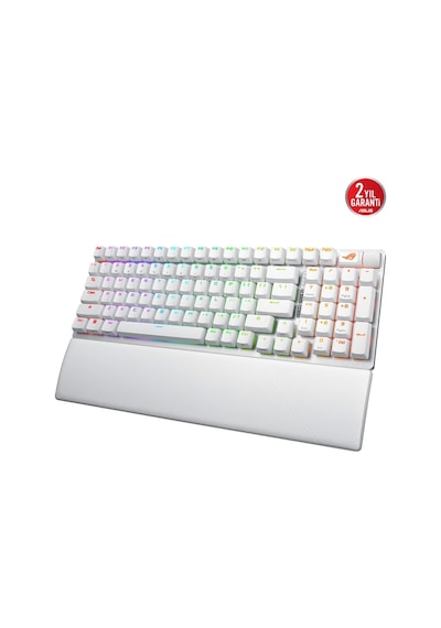 Asus Rog Strix Scope Iı 96 Nx Snow Switch Hot-swap Rgb Beyaz Kablosuz Eng-q Mekanik Gaming Klavye Asus Rog Strix Scope Iı 96 Nx Snow Switch Hot-swap Rgb Beyaz Kablosuz Eng-q Mekanik Gaming Klavye