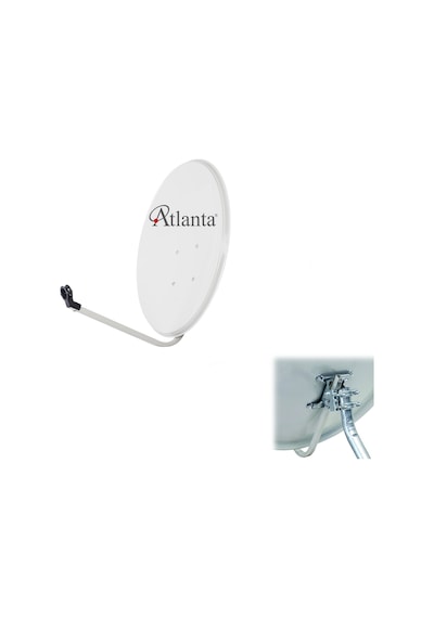 Atlanta RAL-7035 90 CM Offset Çanak Anten