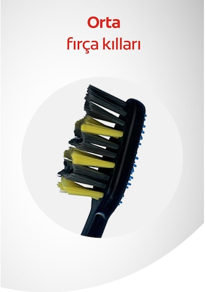 Colgate Zigzag Charcoal Diş Arası Temizliği Orta Diş Fırçası 2'li + Diş Fırçası Kabı