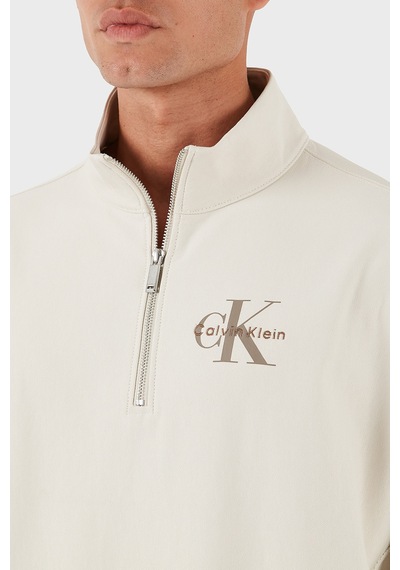 Calvin Klein Erkek Sweat Lv04rd236g 67u Beyaz Beyaz