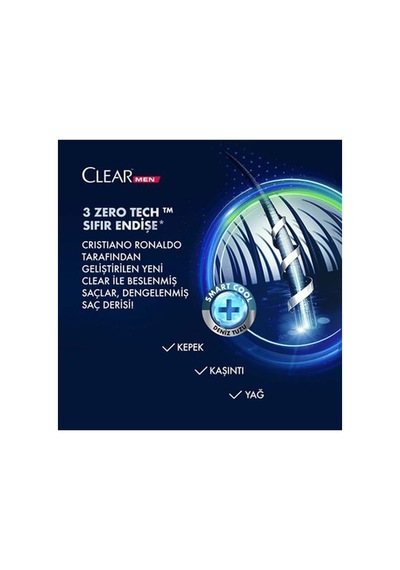 Clear Men Legend By Cristiano Ronaldo Kepeğe Karşı Etkili Şampuan 350 Ml 12'li Paket