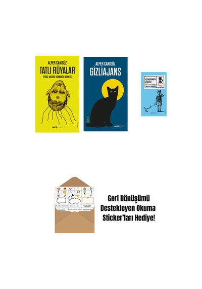 Tatlı Rüyalar + Gizliajans + Cehennem Çiçeği + Okuma Sticker'ları