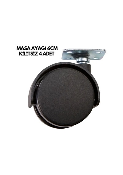 Masa Ayağı 6cm Kilitsiz 4 Adet Diğer