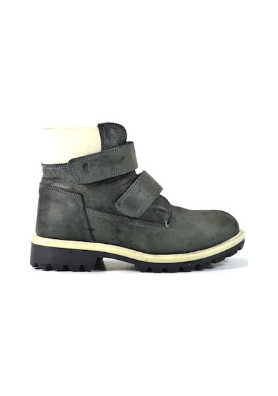 Toddler T.1020 Hakiki Yağlı Deri Gri Erkek Çocuk Bot (462077698) Gri