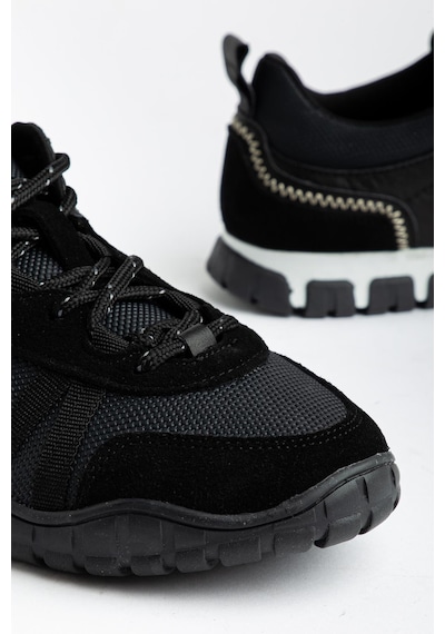 Suins Space Model Hakiki Deri Kadın Spor Ayakkabı Sneaker Siyah