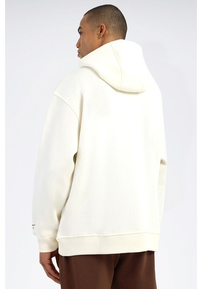 Reebok Sweatshirt Erkek Ekru Navarre Hoodıe 000000000102697505 Bej