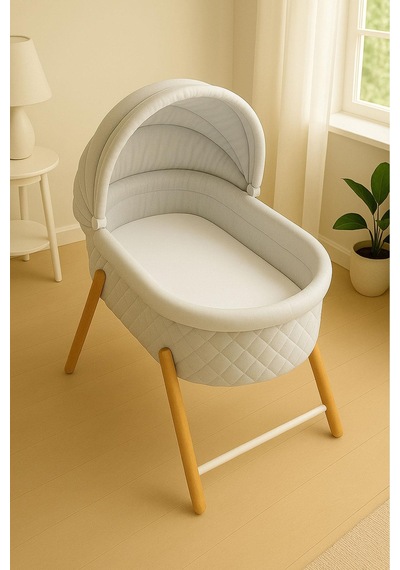 3 Adet 50 X 90 X 10 Cm Anne Yanı Lastikli Penye Kumaş Bebek Çarşafı