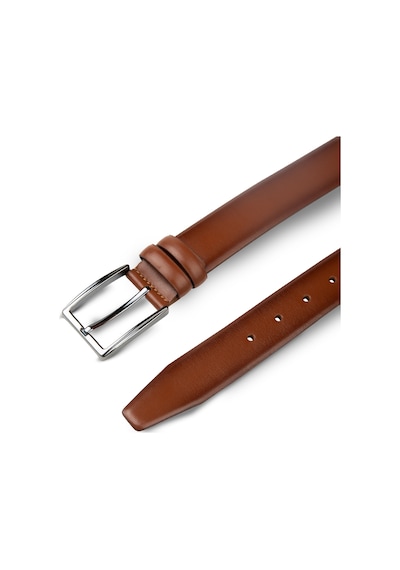 Goay Classic 3.5 cm Erkek Açma Deri Kahve Kemer (7014)