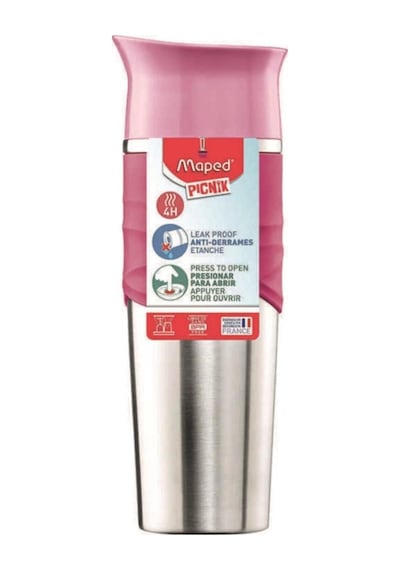 Maped Pıcnık Çelık Termos Matara-Pembe [871903]