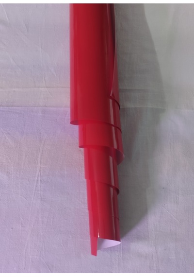 Kırmızı Renk Dayanıklı Araç Motor Mobilya Folyosu 126cm X 20 Cm