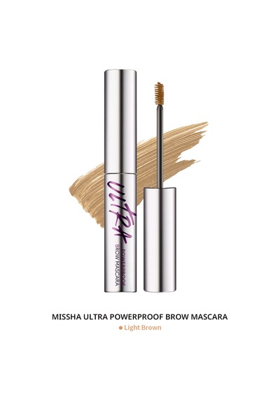Missha Ultra Powerproof Brow Mascara Light Brown
