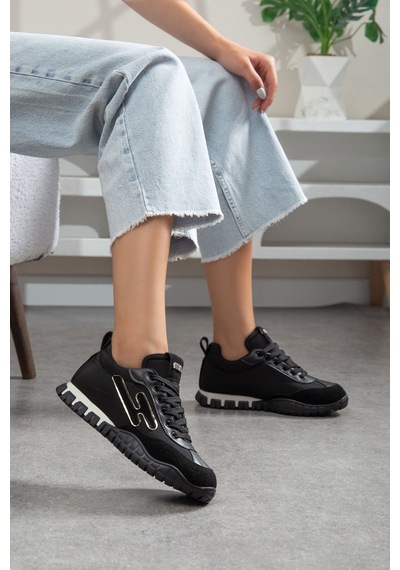 Valenza Paraşüt Ortopedik Sneaker Siyah