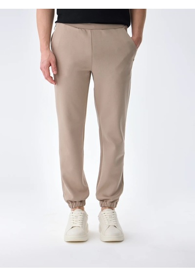 Isaora Gıza Cotton Jogger Erkek Beıge Sweat Pant Isr5402 Bej