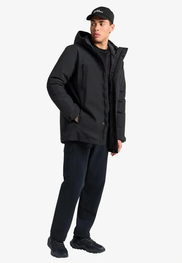 Jack Wolfskin Glacıer Shıeld Jacket Mont Siyah Siyah