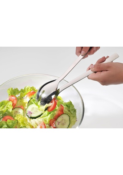 Nuova 4 Parça Servis Seti, Salata Servis Seti, Servis Kaşığı Ve Servis Çatalı, Cromargan Yüksek Kaliteli Parla Diğer