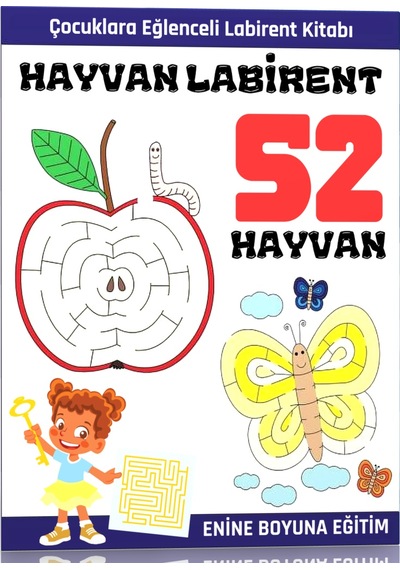 Hayvan Labirent Kitabı 52 Süper Hayvan